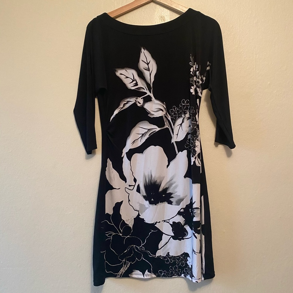 White House Black Market Floral Print Dress